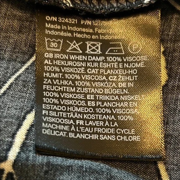 H&M Floral Midi Dress with Pink Accents XXL - Picture 7 of 7